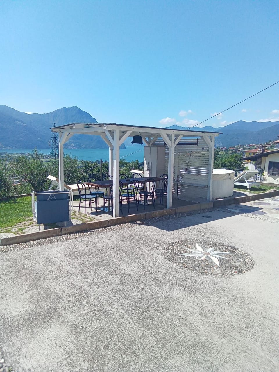 Property building, Natural landscape, Lake view, Mountain view
