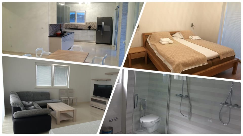 Bathroom, Living room, Bedroom, kitchen