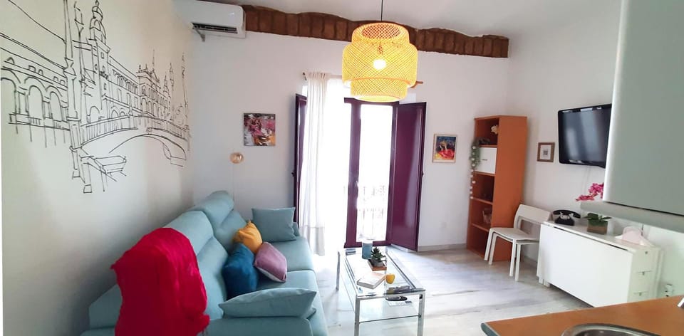 TV and multimedia, Balcony/Terrace, Living room, air conditioner