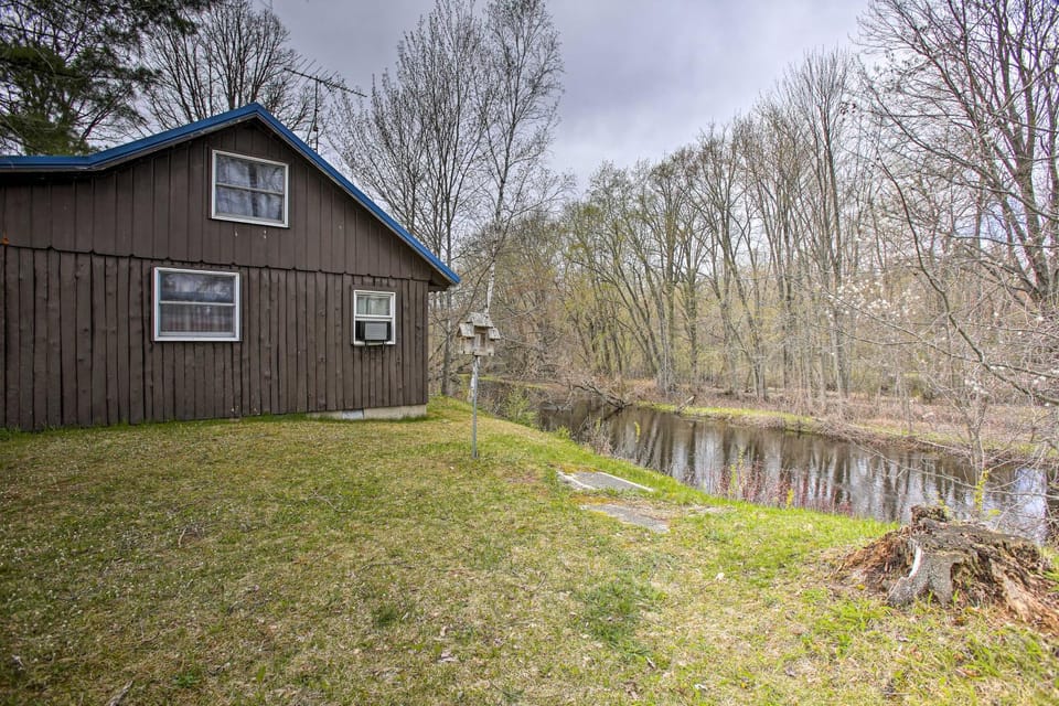 Rustic River View Cabin w/ Fire Pit, Games & Grill Cabin in Michigan