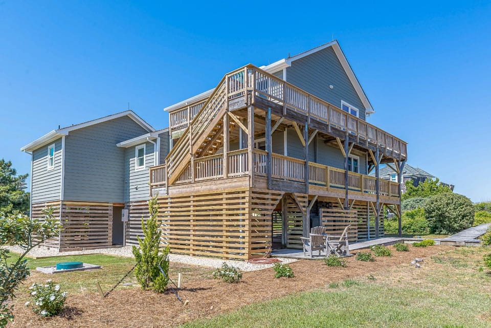 Beaulieu-Sur-Duck - Sanderling, Ocean View, Steps to Direct Boardwalk, Pets OK, Flex Stays House in Sanderling