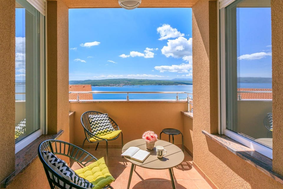 View (from property/room), Balcony/Terrace, Sea view