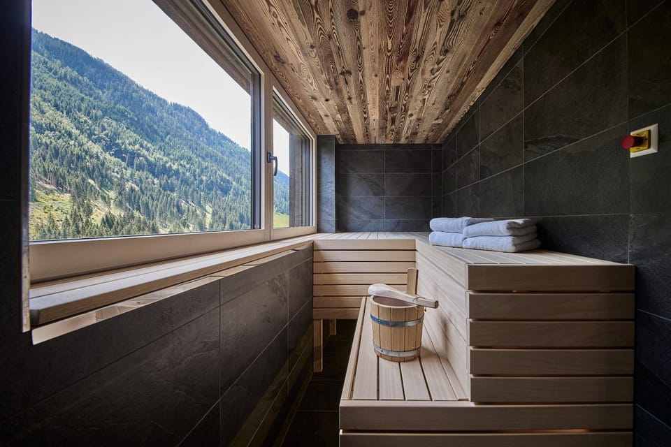 Sauna, View (from property/room), Mountain view