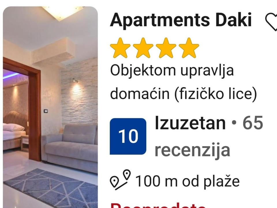 Apartments Daki Apartment in Dubrovnik-Neretva County