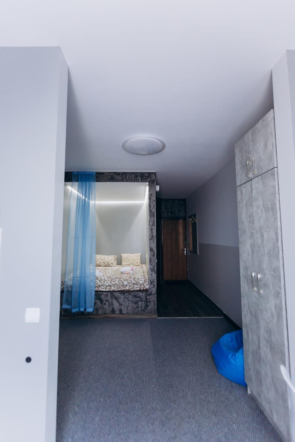 Bed, Photo of the whole room, Bedroom, wardrobe