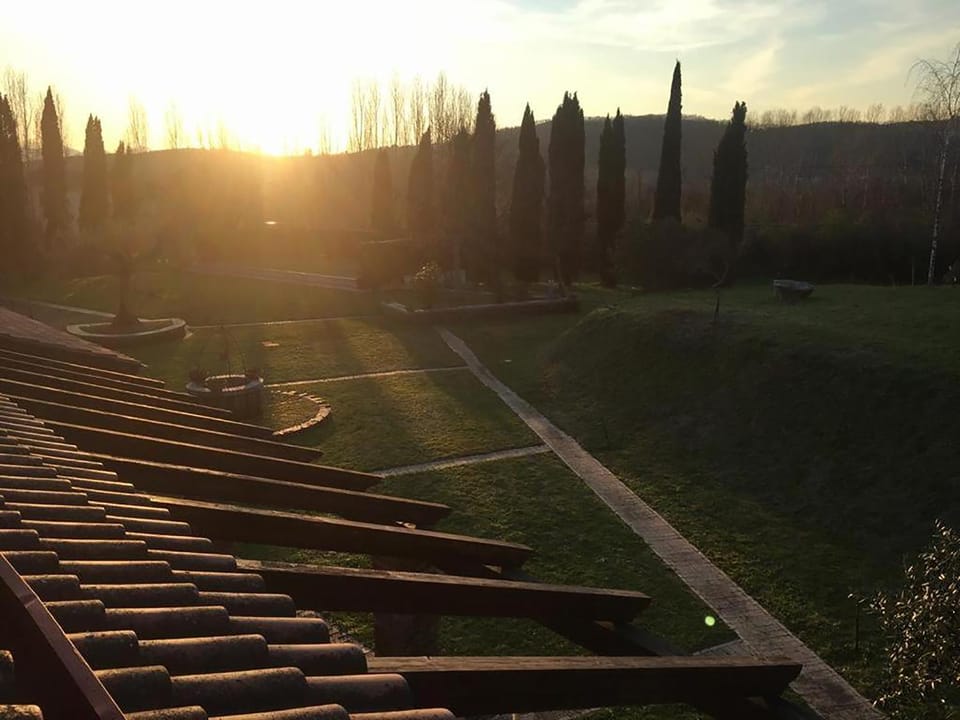 Garden, Sunset