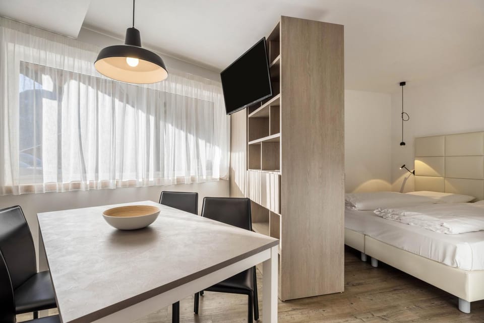 Property building, Living room, Bedroom