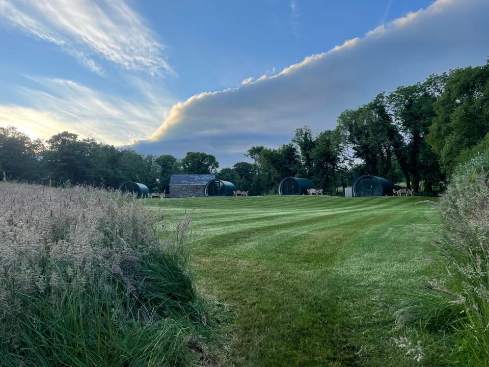 Kinelarty Luxury Glamping Pods Downpatrick Luxury tent in Northern Ireland