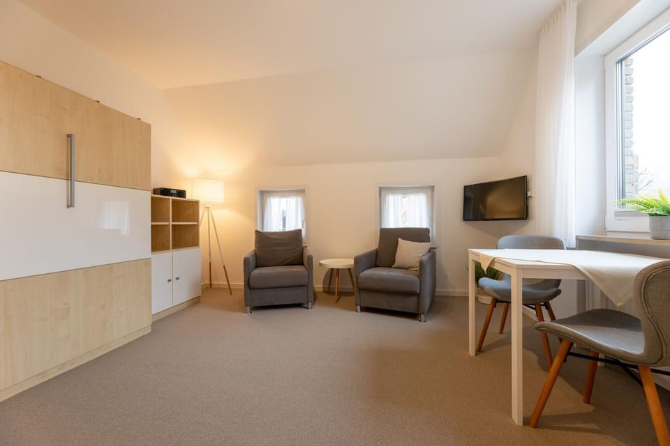 Living room, Seating area, Dining area, Bedroom