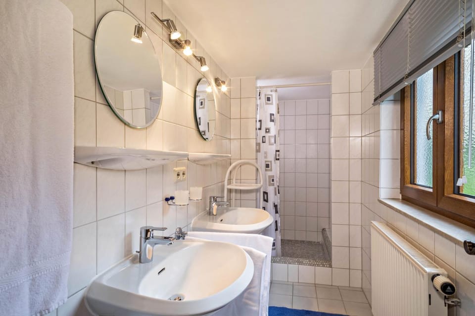 Bathroom, Living room