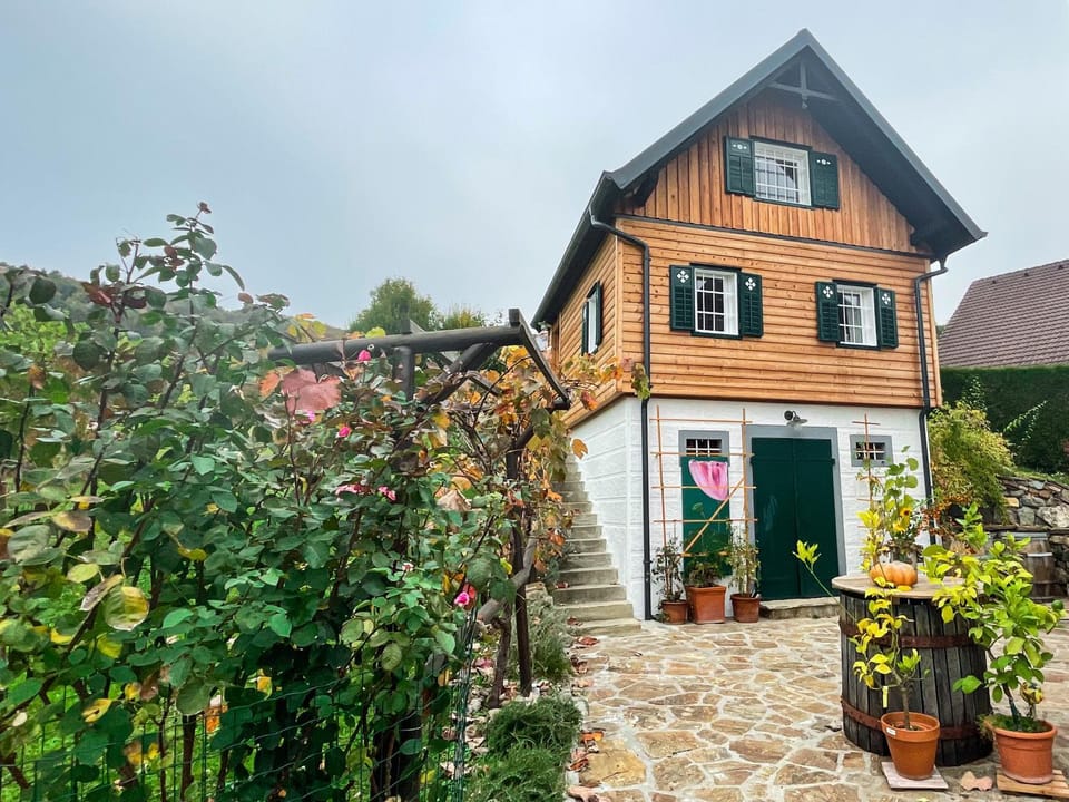 Property building, Spring, Garden view