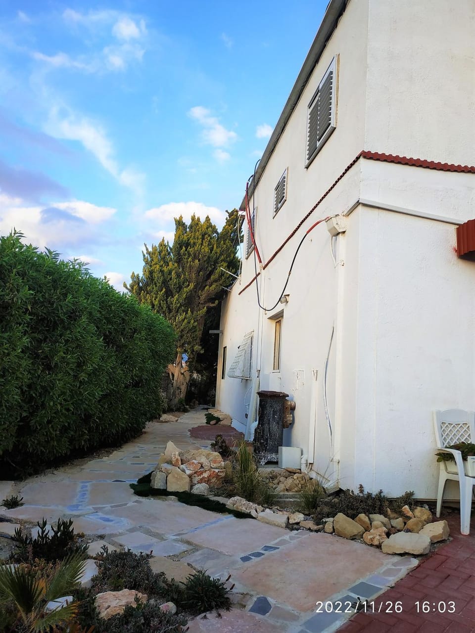 Property building, Garden view