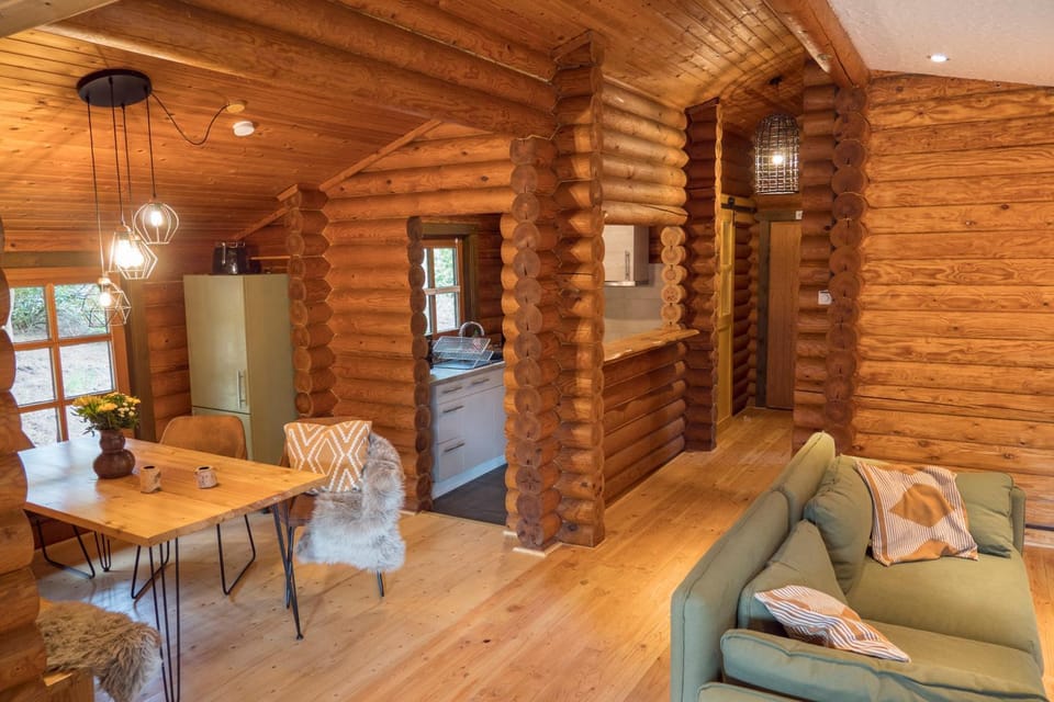 Kitchen or kitchenette, Living room, Dining area