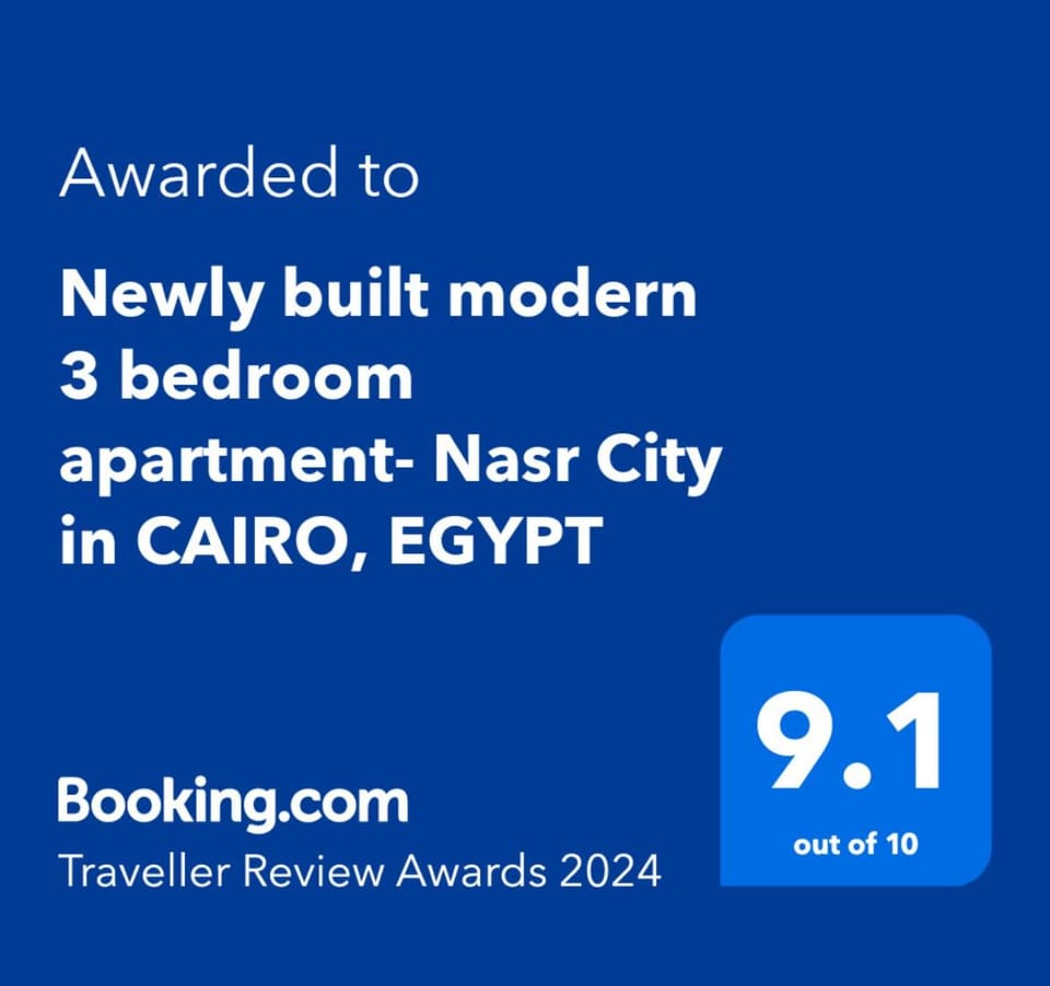 Newly built modern 3 bedroom apartment- Nasr City in CAIRO, EGYPT Apartment in Cairo Governorate