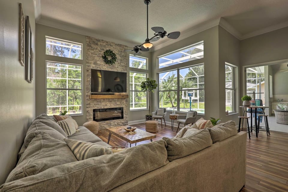 Upscale Palm Coast Home w/ Pool: 7 Mi to Beaches! House in Palm Coast