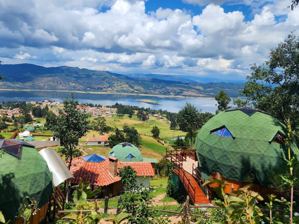 Glamping sede campestre Mirador de Pueblo Viejo Luxury tent in Guatavita