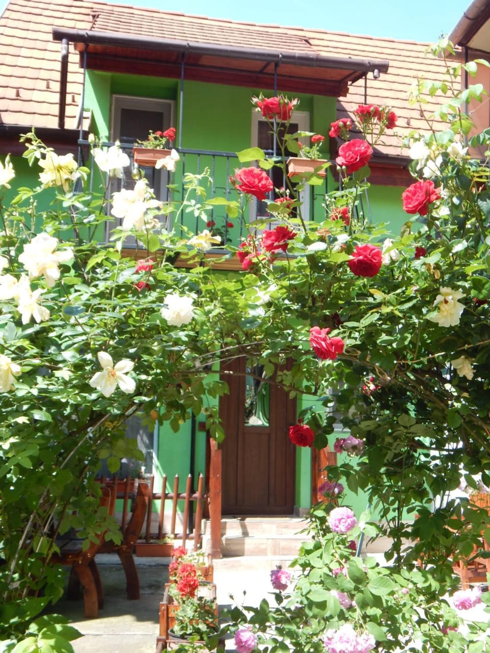 Property building, Garden view