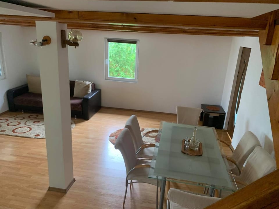 Living room, Seating area, Dining area