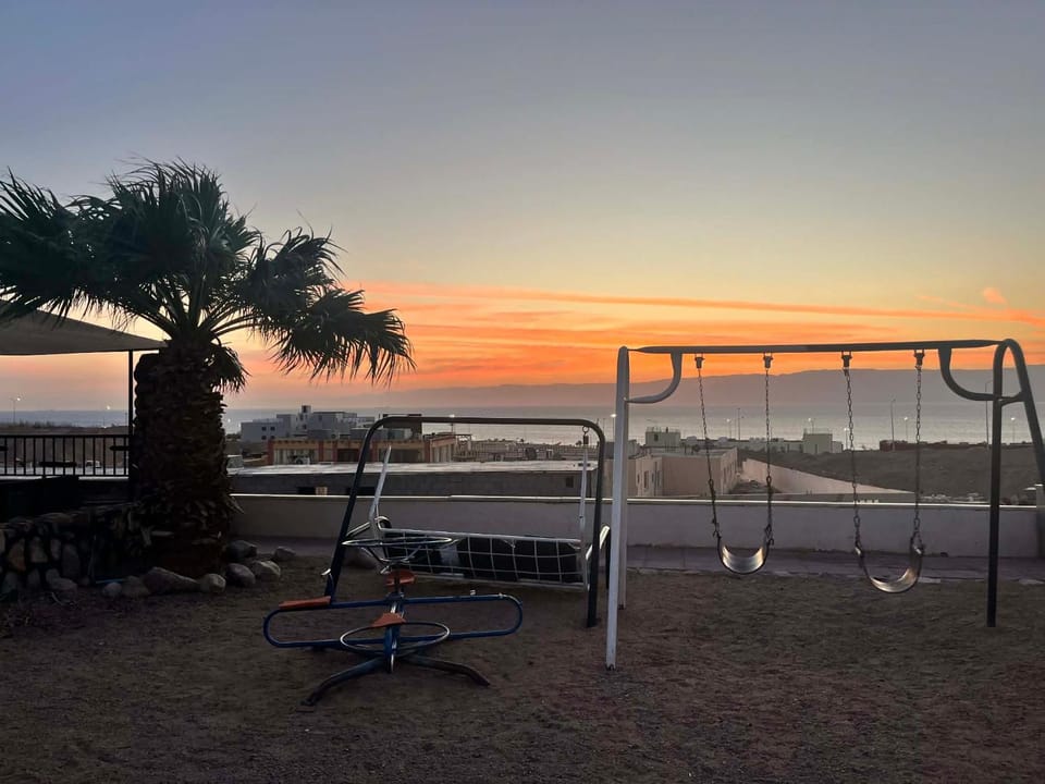 Day, Natural landscape, Children play ground, Sea view, Sunset