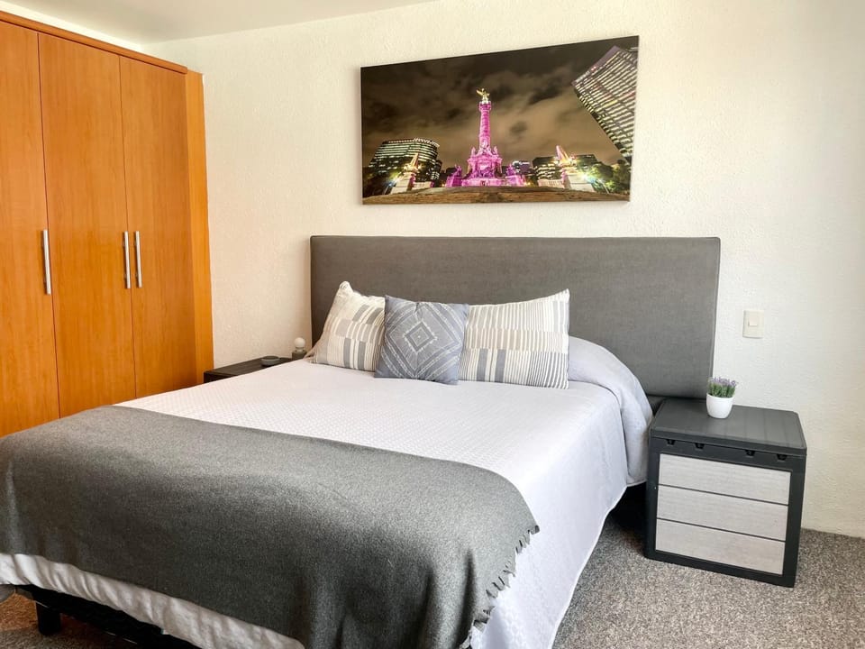 Bed, Bedroom, wardrobe