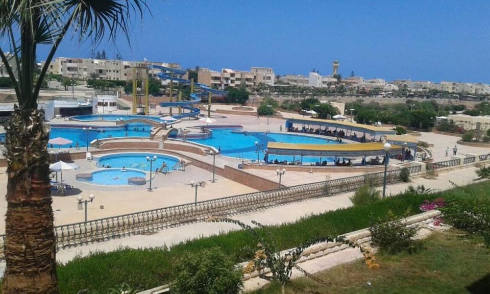 chalet1 ch21 with a wonderful view 2 bed rooms terrace and garden green beach Apartment in Egypt