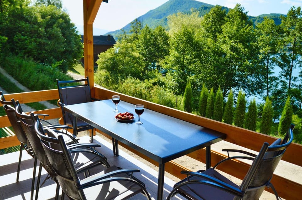 Balcony/Terrace, Lake view, Sunset