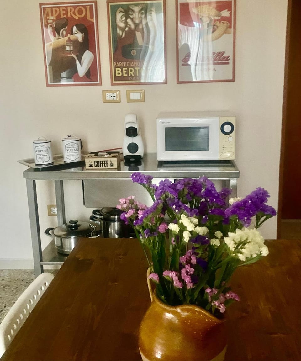 Kitchen or kitchenette, toaster