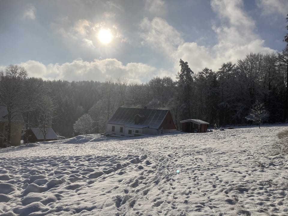 Property building, Neighbourhood, Winter