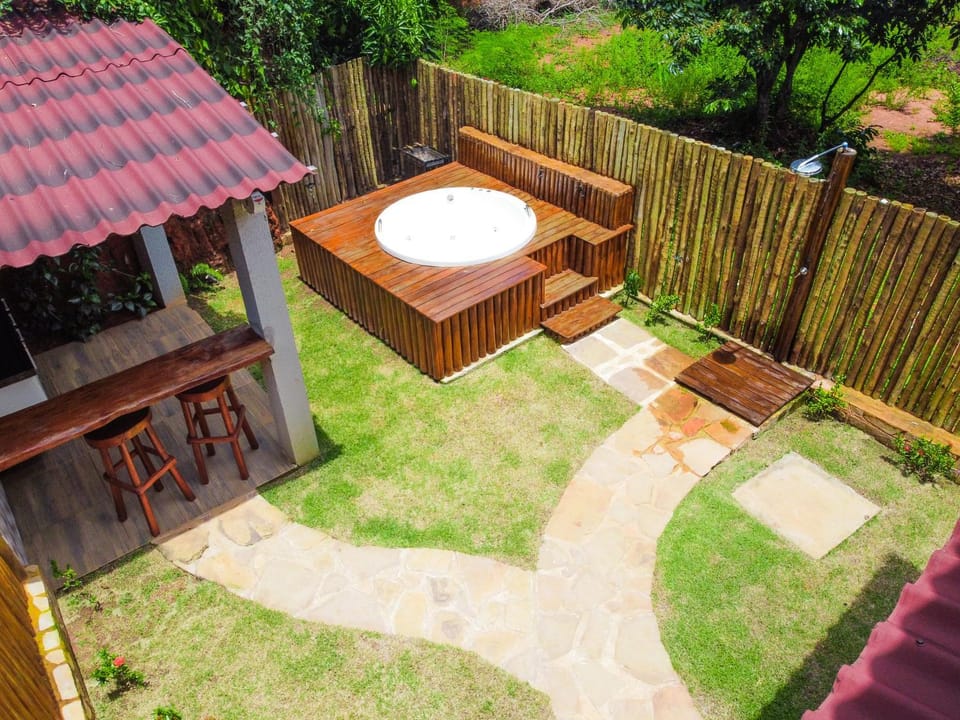Garden, Hot Tub, Garden view
