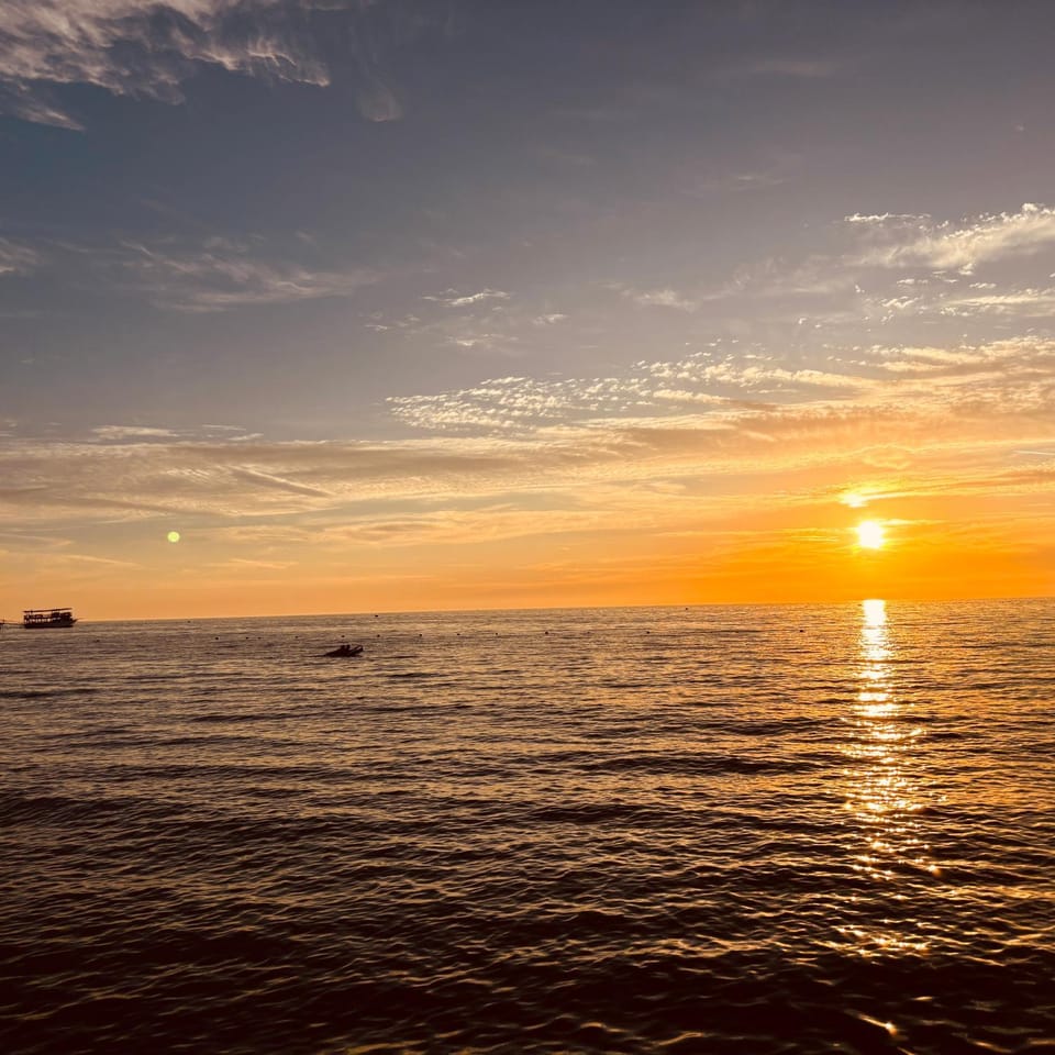 Sea view, Sunset