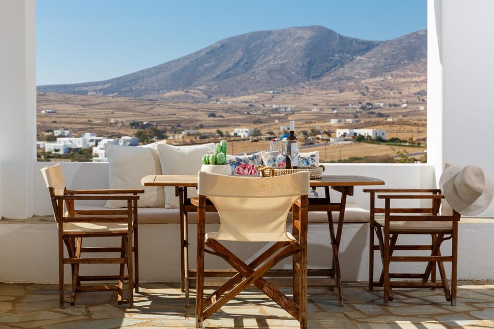 Patio, Day, Natural landscape, View (from property/room), Balcony/Terrace, Dining area, Landmark view, Mountain view, Sea view