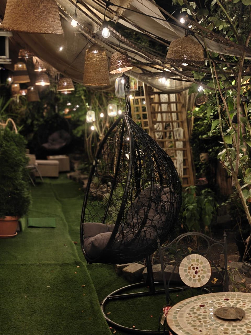Patio, Garden, Seating area, Garden view