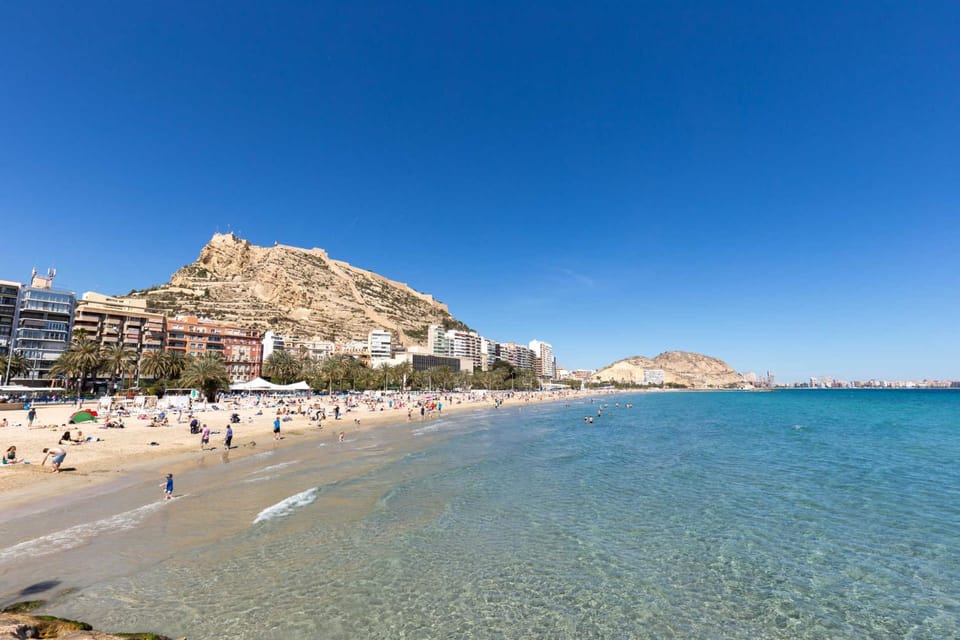 Nearby landmark, Day, Natural landscape, Beach, Hiking, City view, Mountain view, Sea view