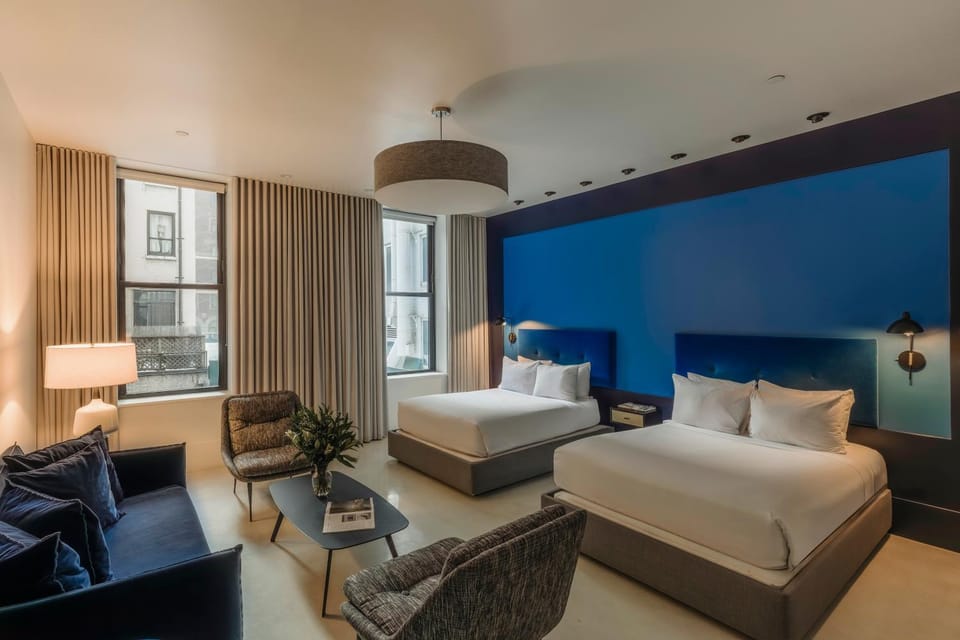 Photo of the whole room, Seating area, Bedroom