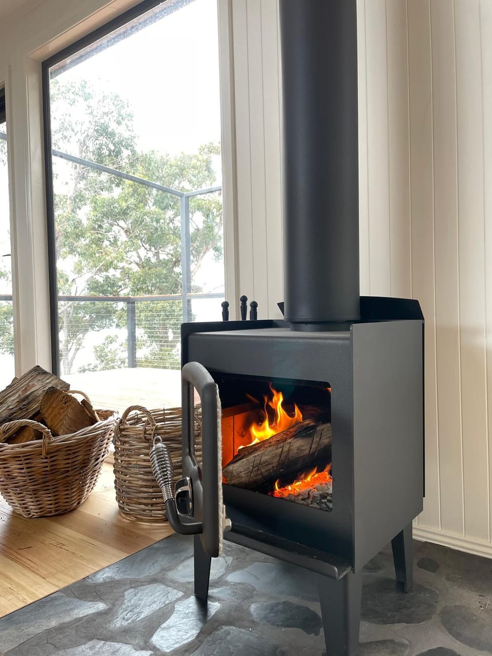 Winter, View (from property/room), Living room, Sea view