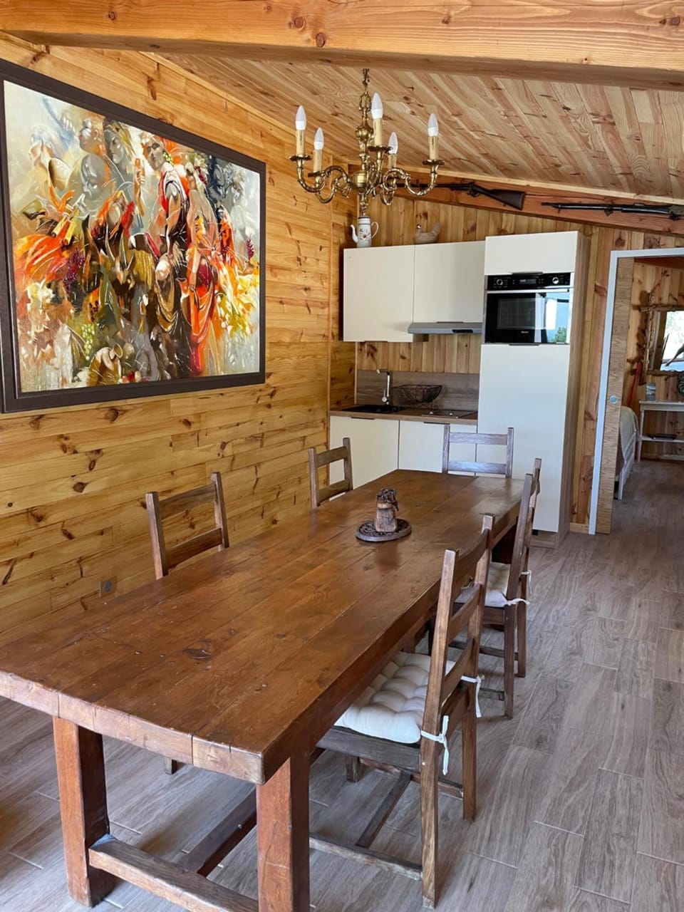 Kitchen or kitchenette, Dining area