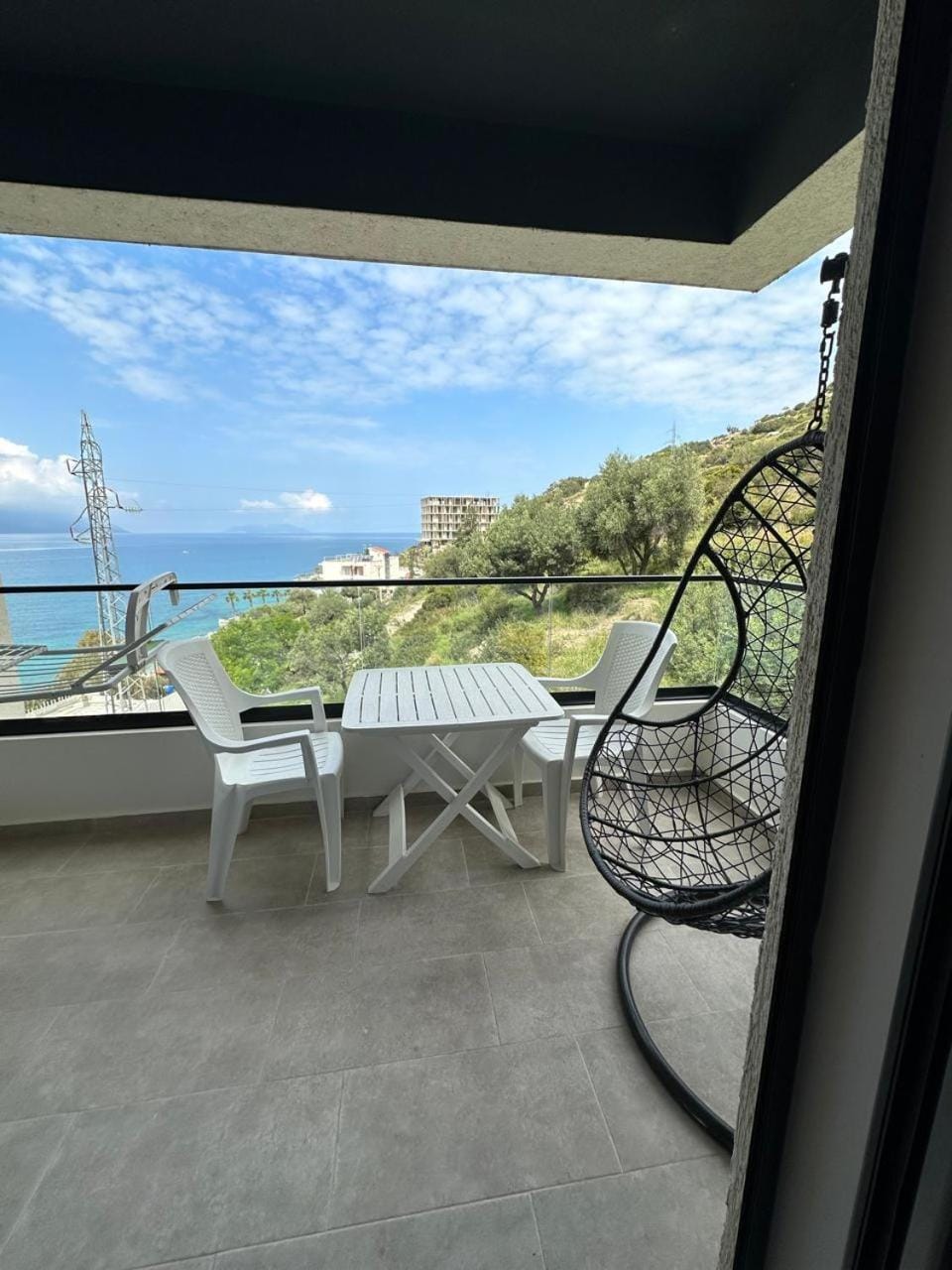 Day, View (from property/room), Balcony/Terrace, Seating area, Sea view