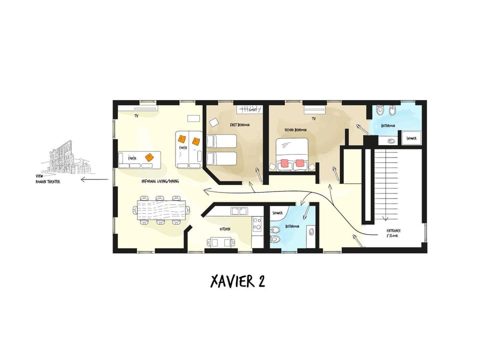 Nearby landmark, View (from property/room), Floor plan, City view, Landmark view, Mountain view, Quiet street view