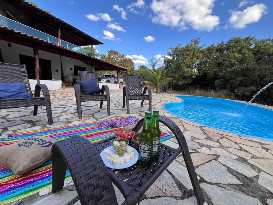 Casa com piscina em São Jorge Go Villa in State of Goiás