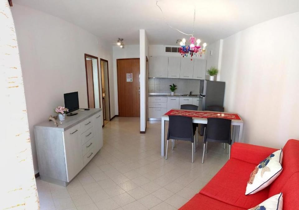 Living room, kitchen