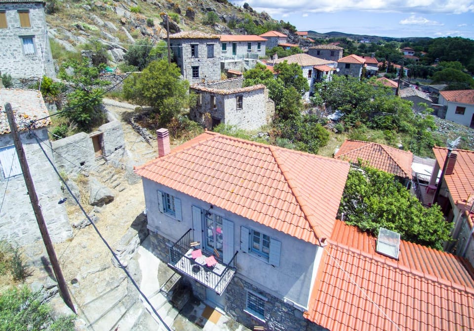 Property building, Natural landscape, Bird's eye view