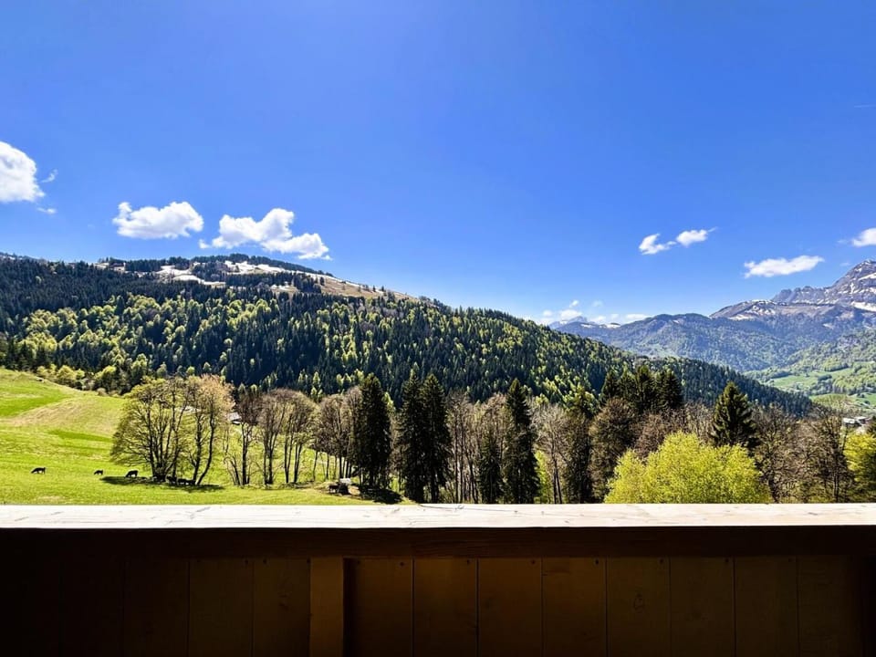 Résidence Cheloup - Appartement de charme avec une superbe vue sur le Mont Charvin MAE-2174 Apartment in Notre-Dame-de-Bellecombe