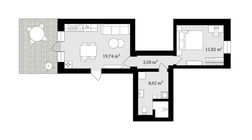 Garden apartment Apartment in Klaipėda County, Lithuania