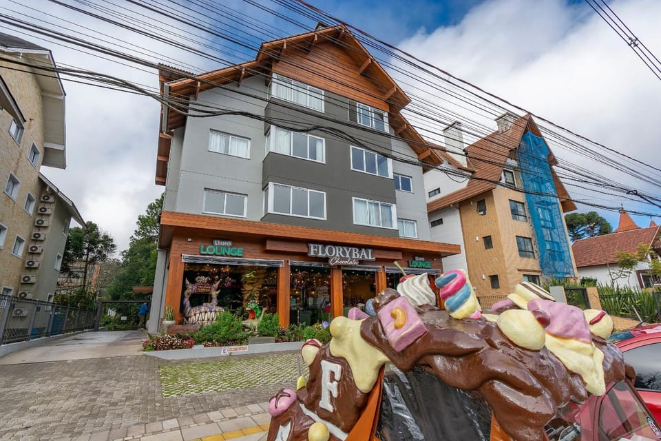 Rosa Edifício Bernhard Wolff Apartment in Gramado