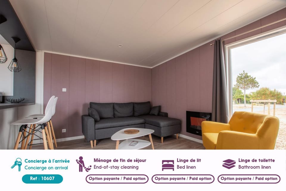 Chalet pour 6, résidence de vacances avec piscine Chalet in Pays de la Loire
