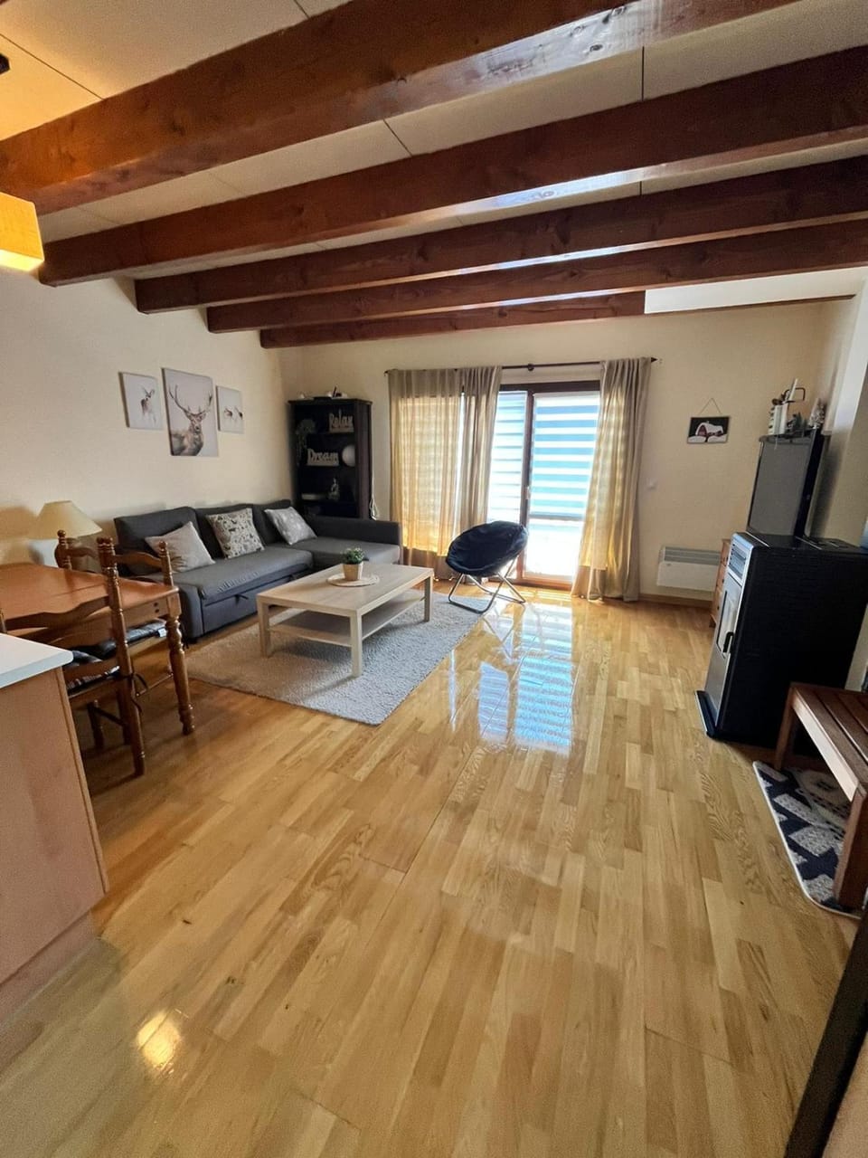 Living room, Dining area, fireplace, fireplace
