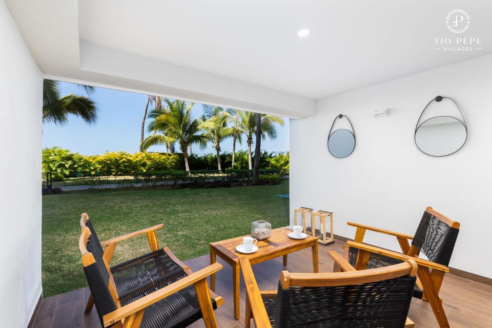 Property building, Patio