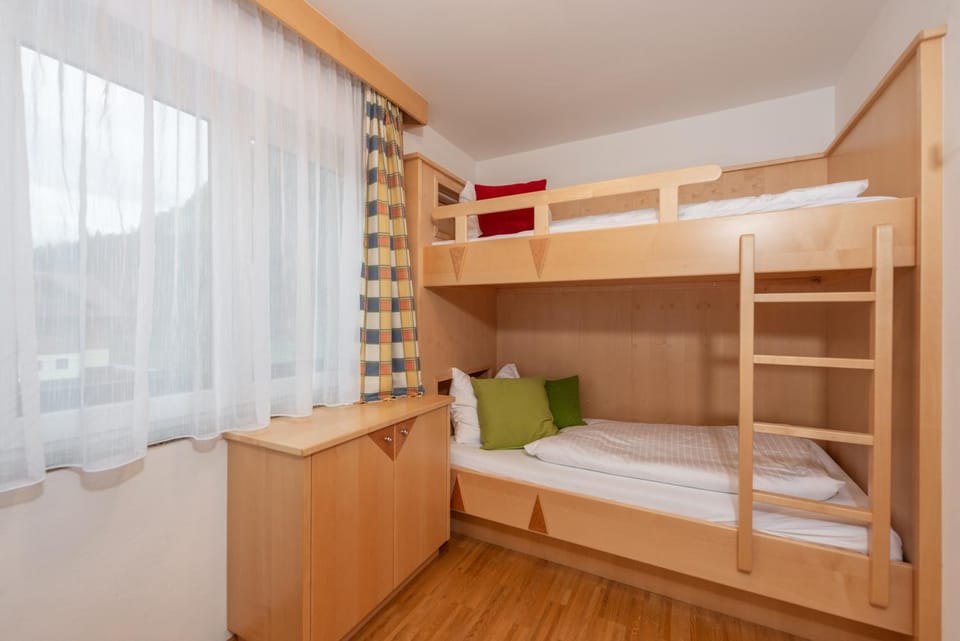 Bed, Photo of the whole room, Bedroom, bunk bed, wardrobe