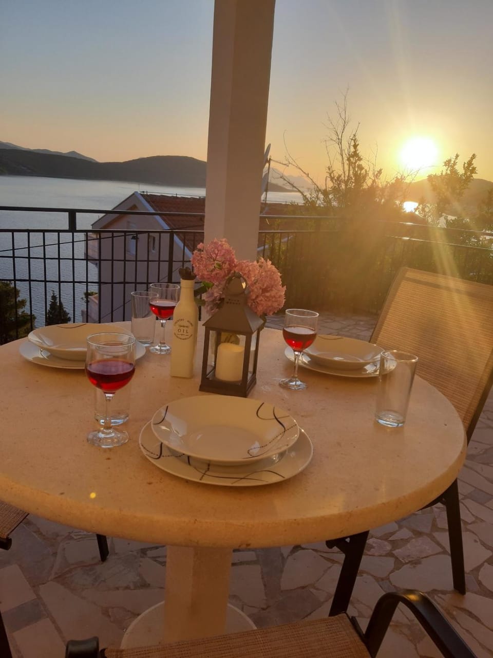 Patio, Balcony/Terrace, Sunset