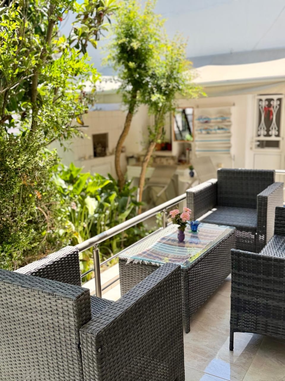 Garden, View (from property/room), Balcony/Terrace, Seating area, Garden view
